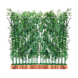 Interior decoration plastic screen manufacturer simulated bamboo