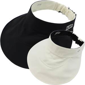 
ELLE double-sided sun protection empty top hat for women summer outdoor sports anti-UV face covering large brim sun hat