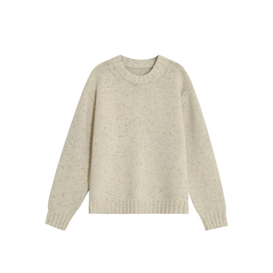 Zheng Maimai Cream Rainbow Candy Autumn and Winter New Slimming Lazy Style Loose Versatile Sweater for Women