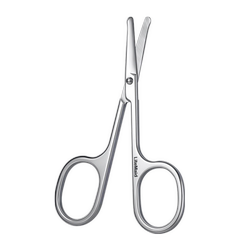 Laimei sharp nose hair scissors with round head