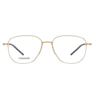 
Same model in the store, only 5g light feather series pure titanium polygon large frame screwless glasses simple glasses frame 5505