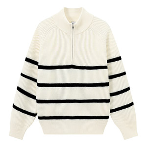 
Senrou sweater mall same style Semir sweater for men 2025 winter new couple bottoming shirt with half placket inside