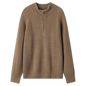 
Semir sweater men's 2025 winter woolen sweater with old money style zipper half-pallet sweater couple inside