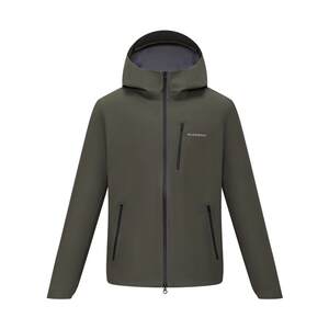 
Bosideng's new outdoor hiking windproof comfortable breathable hooded soft shell fishing jacket for men