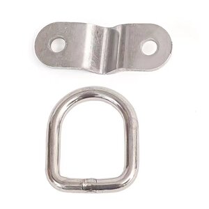 
Container pull ring floor hook small pull ring iron galvanized D-ring fixed semi-circular buckle thick iron ring