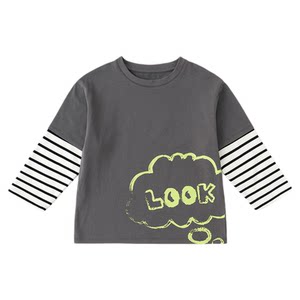 
Dudujia children's long-sleeved T-shirt boys and girls clothes 2026 spring children's clothing infants new baby tops