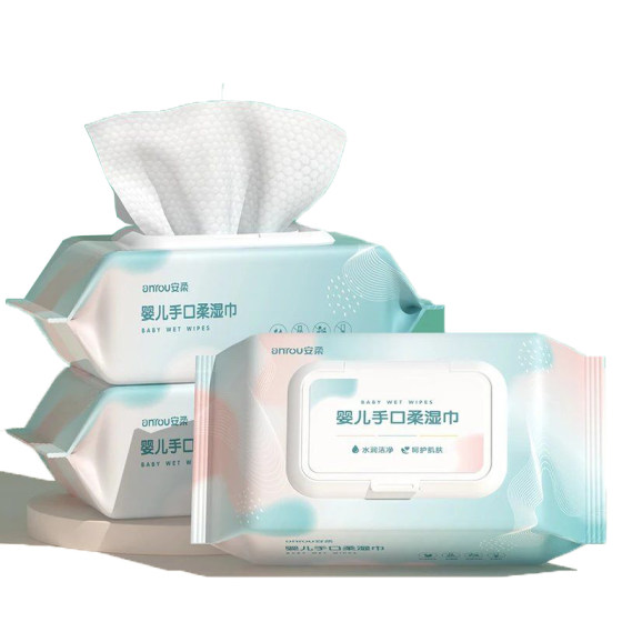 80 pieces of wet towel large bag outdoor travel cleaning products Wet scarf Summer travel portable
