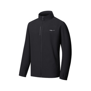 
Hongxing Erke Jacket Sports Windbreaker Men's Stand Collar Windproof and Waterproof Outdoor Jacket UPF50+ Sun Protection Jacket for Men