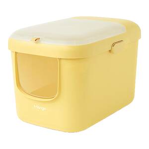 
Mango Mango Pet Narrow Side Cat Litter Box Short Side Extra Large Anti-splash Anti-odor Fully Enclosed Open Type Slim