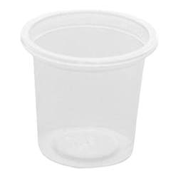 Try a disposable mini yogurt transparent plastic cup
