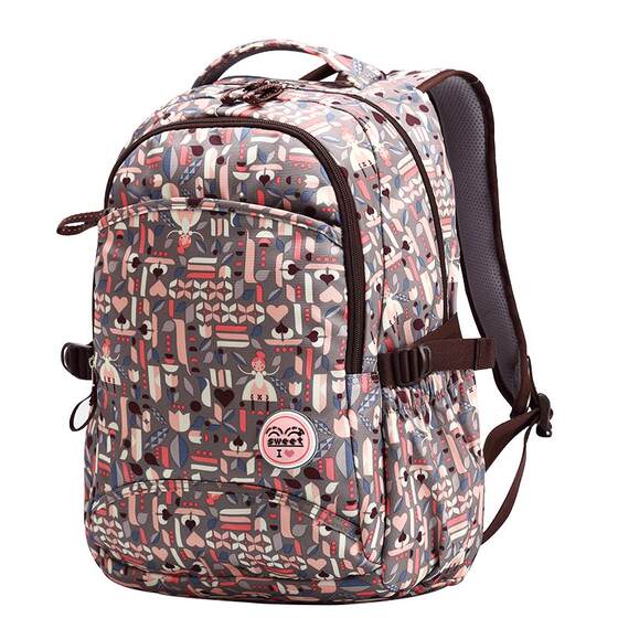 Carla sheep middle school student schoolbag Simple campus junior high school student backpack elementary school female female large -capacity high school student backpack