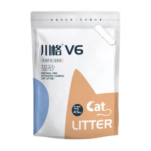 
Chuange V6 ore sand cat litter [4.5kg*6 pack] Natural ore bentonite dust-free fine particles deodorization free shipping