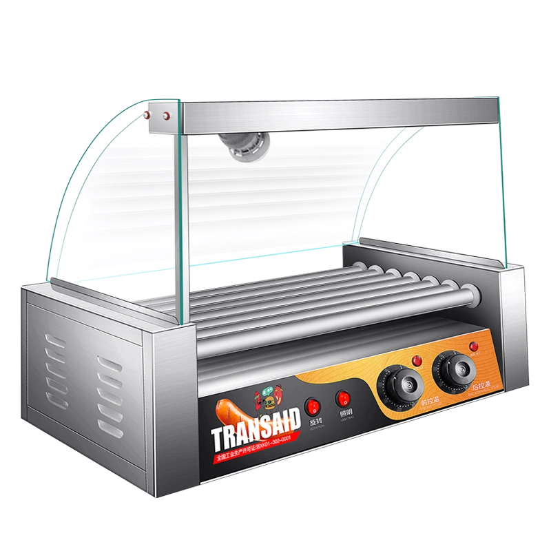 7管烤肠机热狗机商用可选全自动烤台湾香肠机家用小型台式豪华-Taobao 