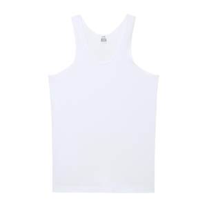 
Three guns old man shirt pure cotton father man wearing T-shirt sweat cloth I-shaped base old man middle-aged father vest