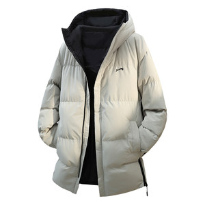 
Guirenniao mid-length cotton coat for men and women in winter 2026 new cotton jacket coat men's winter couple cotton coat