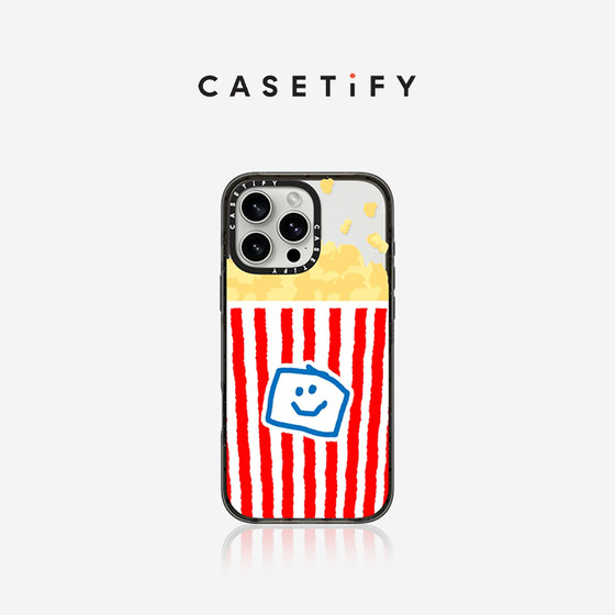 Casetify Persetifym pepper pepper pepper pepper pepper pepper pepper pepper Pepper Pepper Pupcorn ແມ່ນເຫມາະສໍາລັບ iPhone APPE16P6PROMAX / 16promax / 14romax