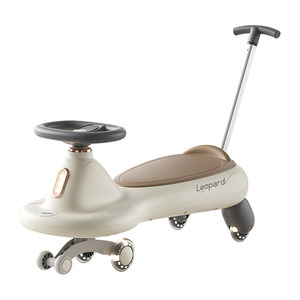 
2025 new twist car with push rod for children 1 year old baby boy and girl slim and anti-roll overturning adults can sit for two people