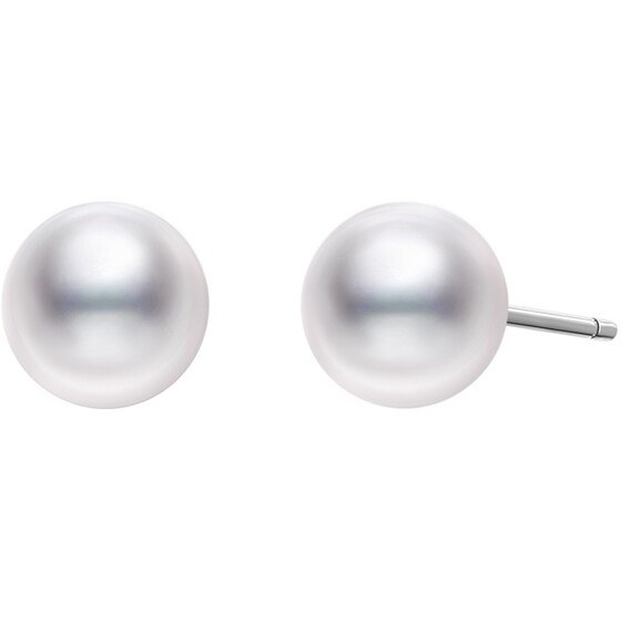 Meluxe S925 silver natural freshwater pearl earrings for women, gift for girlfriend, fashionable, simple and luxurious