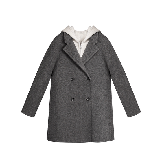 
Idika Korean style temperament coat, temperament, internet celebrity, versatile spring and autumn mid-length, loose, fashionable double-sided for women