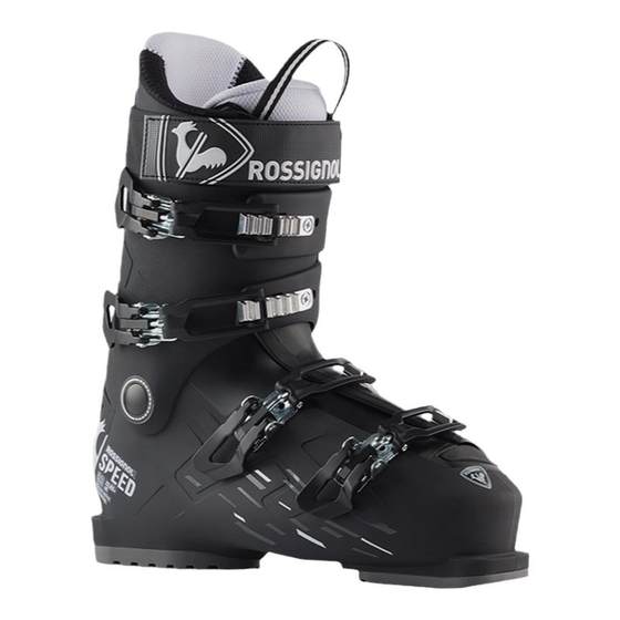 
ROSSIGNOL金鸡男双板滑雪鞋SPEED 80 100初中极雪鞋专业滑雪装备
