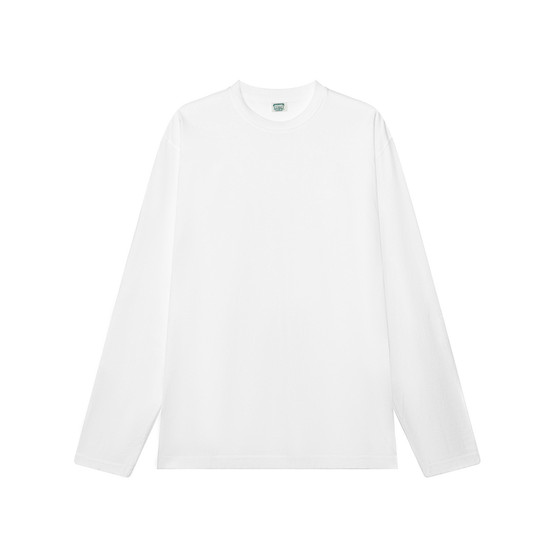 
BPCALL 1.0 pure cotton standard long-sleeved autumn and winter heavyweight thickened solid color inner bottoming multi-color T-shirt for men and women