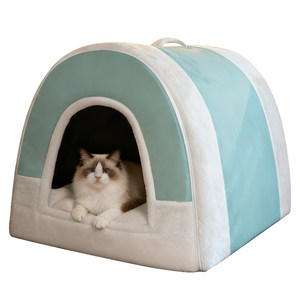 
Cat nest is warm in winter, removable and washable for all seasons, dog house, cat house, pet sleeping mat, cat nest, pet sleeping supplies