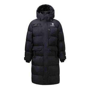 
[Goose Down] Camel Outdoor Extremely Cold Down Jacket Winter New Women's Men's Long Thickened Warm Bread Jacket