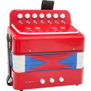 
Mini Children's Accordion Instrument Toys 8/17 Key Bass Music Beginners Playing Gifts for Primary School Students