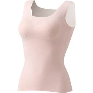 Antarctic heating underwear seamless velvet thermal vest women's velvet bottoming top with chest pad winter inner wear