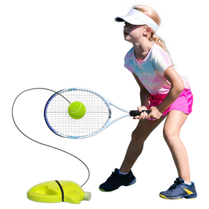 Children's tennis racket elementary school student parent -child tennis rebound training device single play special tape line fixed automatic kit
