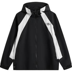 
Li Ning Anti-Wu BADFIV Jacket Men's Cardigan Long Sleeve Jacket Loose Trendy Spring Top Woven Sports Jacket