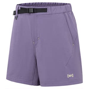 
[New Spring and Summer Products] SN Merino Wool Outdoor Hiking Shorts for Women, Lightweight High-Elastic Mountaineering Sports Shorts for Men