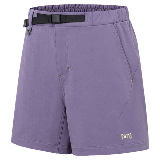 
[New Spring and Summer Products] SN Merino Wool Outdoor Hiking Shorts for Women, Lightweight High-Elastic Mountaineering Sports Shorts for Men
