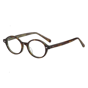 
LOHO nerd glasses oval small frame tortoiseshell plate myopia anti-blue light frame with Zeiss myopia lens