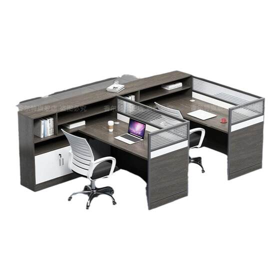 Employees' desk, chair combination screen desk 6/8 personnel to run employees simple modern office furniture