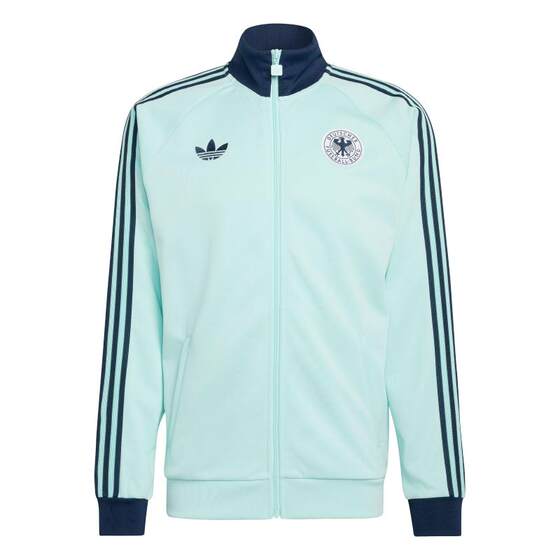 
German team retro football casual culture high collar jacket men's adidas Adidas clover