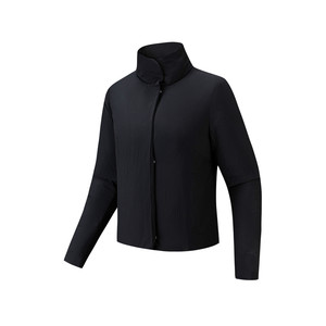 
Super ANTA women's textured stand collar cotton jacket spring lightweight warm jacket waterproof jacket 162548804U
