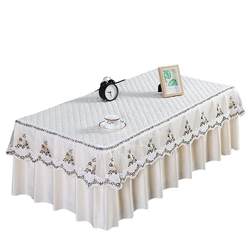 Anti-slip cover all-inclusive simple modern lace tablecloth tea machine