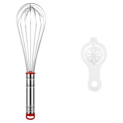 Stainless steel egg beater food grade whipping and mixing artifact