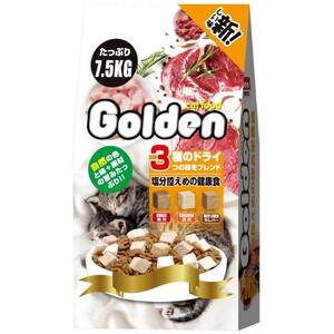 
Jinshang cat food 7.5kg freeze-dried double-combination raw bone meat into kitten nutrition milk cake to increase weight hair and cheeks staple food