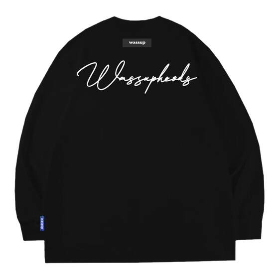 WASSUP American fashion brand spring and autumn 2024 new long-sleeved T-shirt bottoming tops men and women same style round neck tops
