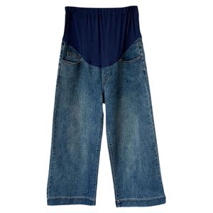 
Maternity wide-leg jeans nine-point spring and summer thin section 2026 new outer wear leggings that do not tighten the belly and support the belly during pregnancy