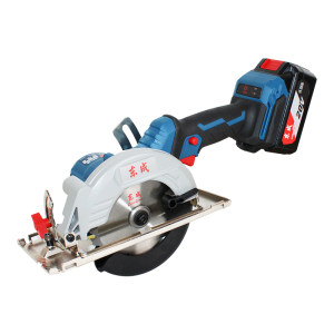 Dongcheng Lithium Electric Circular Saw Charging Passion -free Porther -Practical Cutting Machine 5.5 -inch Small East City 20V woodworking disc saw
