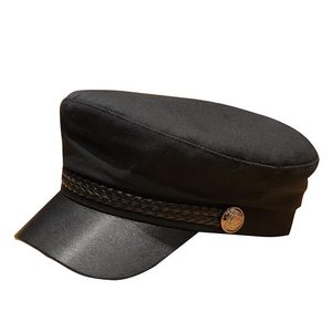 
Spring and summer flat top baseball cap painter hat women Korean style casual fashion versatile beret Japanese newspaper baby hat