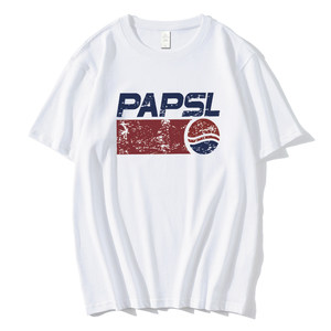 Yu Wenle summer short -sleeved T -shirts men's trend loose half -sleeved INS tide brand big size cotton body shirt men's clothes