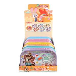 
Tim Lok Zootopia 2 genuine co-branded canned biscuits butter cheese flavored lid can be used as a refrigerator magnet