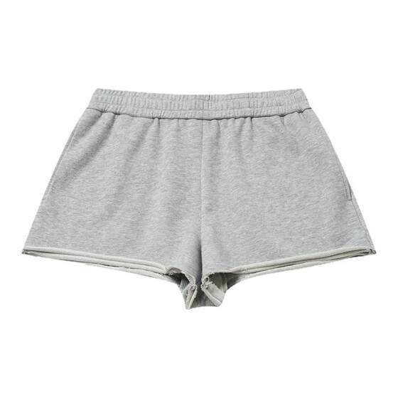 
RHER STUDIO's rolled-up shorts' summer new high-waisted slimming versatile loose sports shorts KYYD2