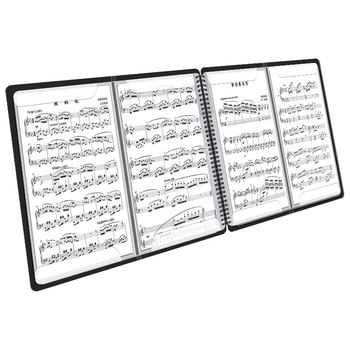 Piano score expandable booklet modified portable folding