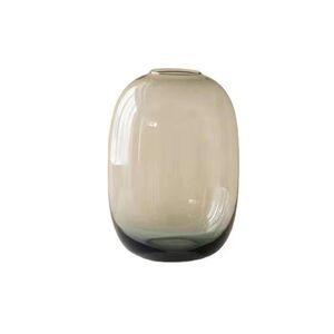 
New ins light luxury glass vase with dried flowers, modern living room flower arrangement ornaments, Nordic style large glass vase