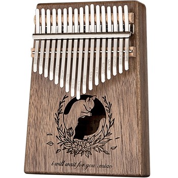 kalimba acacia wood tone card kalimba thumb piano